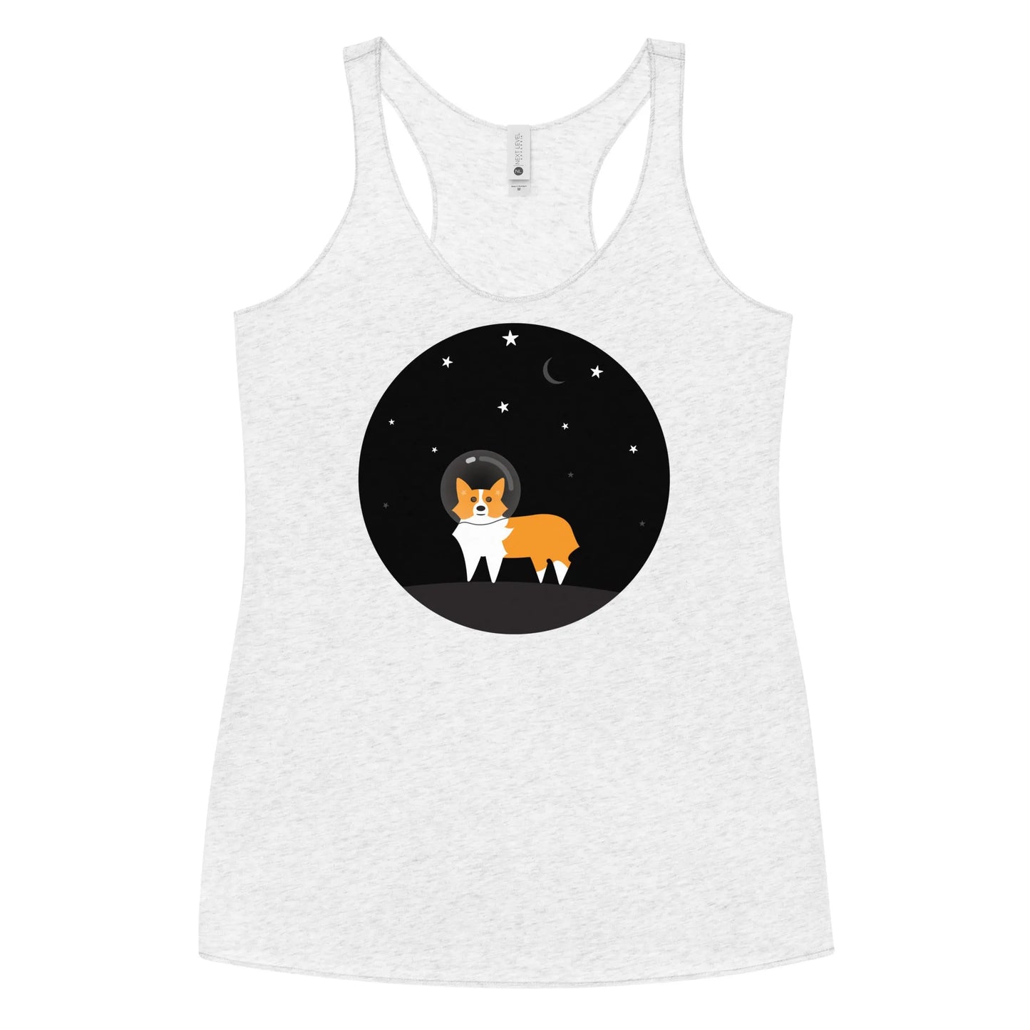 Astro Space Corgi Racerback Tank, Rebel Girl Rampage, Tank Tops, Shirts & Tops, Nicole Bizzarro, Pets