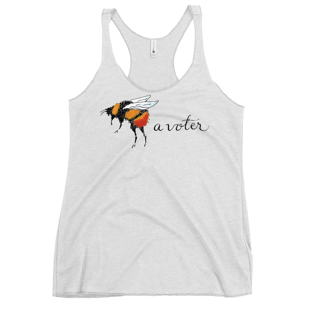 Bee A Voter Racerback Tank, Rebel Girl Rampage, Tank Tops, Shirts & Tops, Nicole Bizzarro, Pets