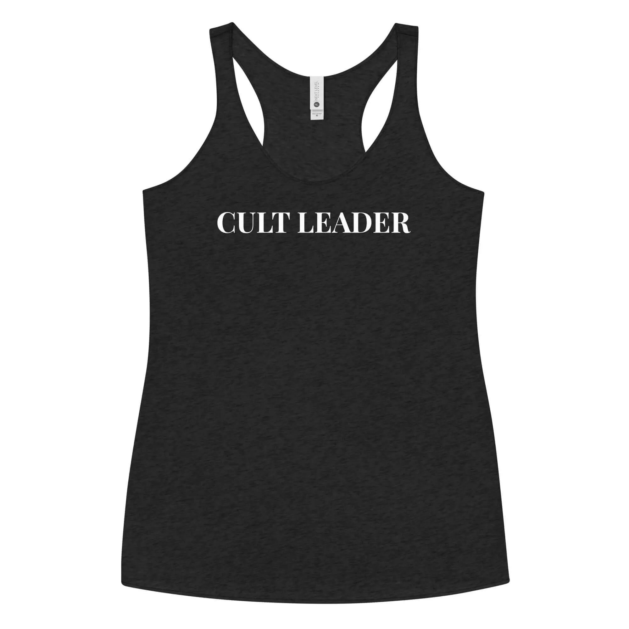 cult leader humorous graphic women's shirt racerback tank top small batch witch coven girl gang