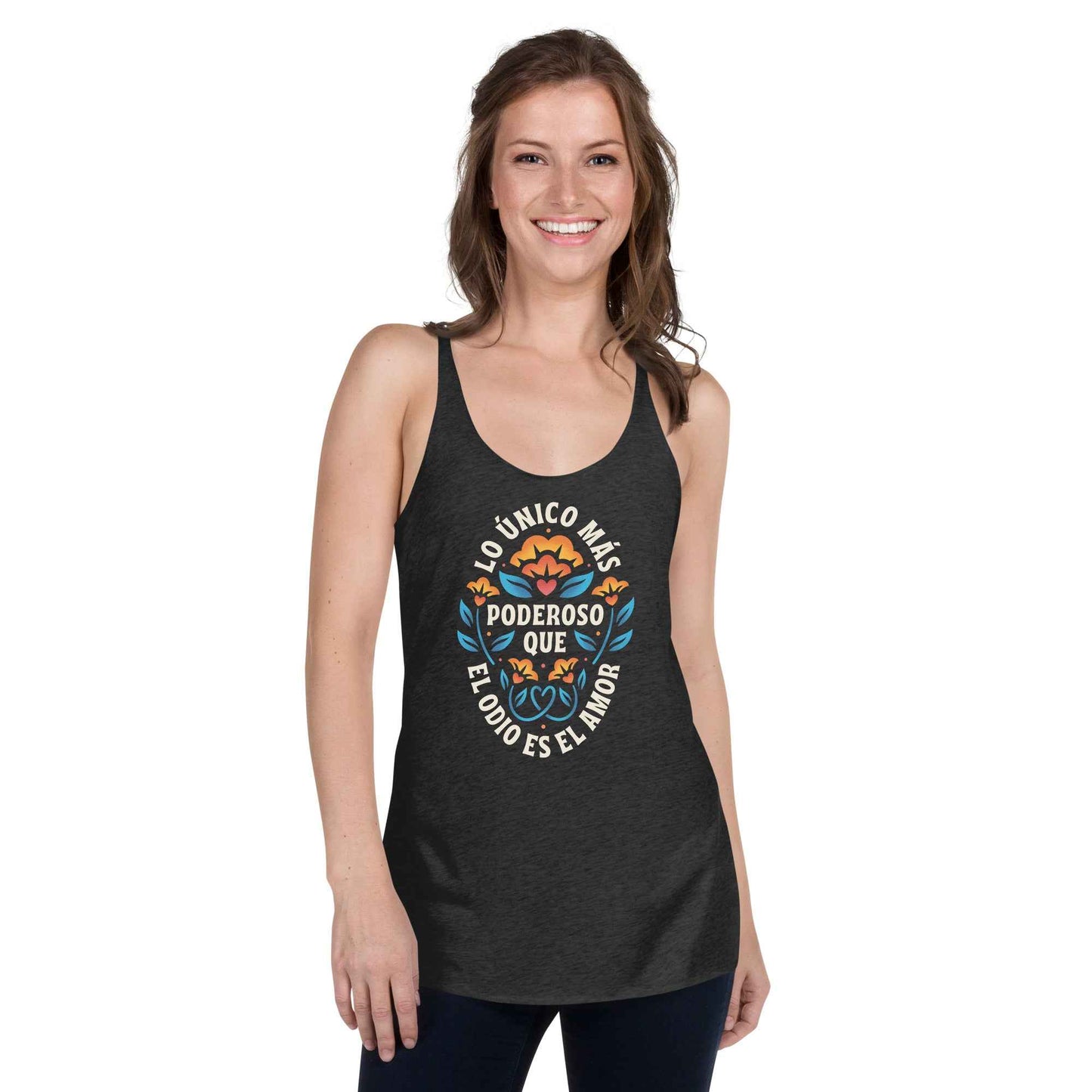 Love More Powerful Racerback Tank