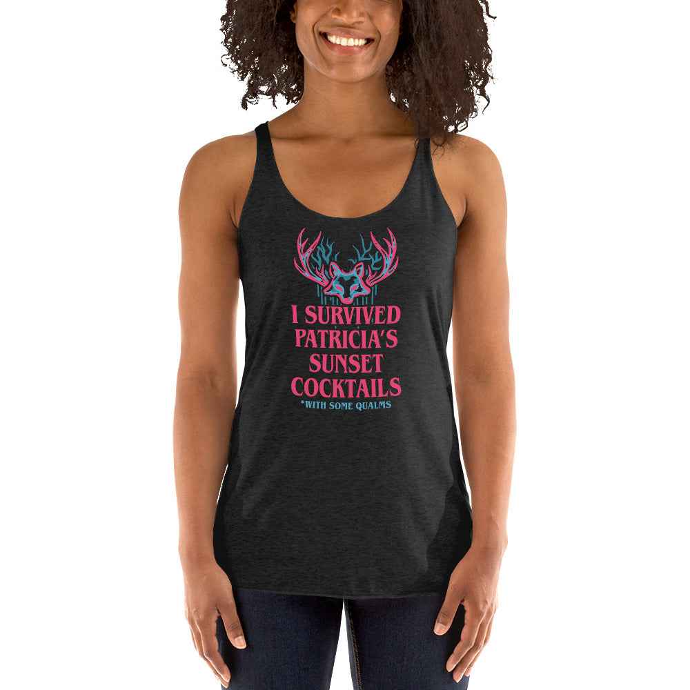 I Survived Sunset Cocktails Racerback Tank