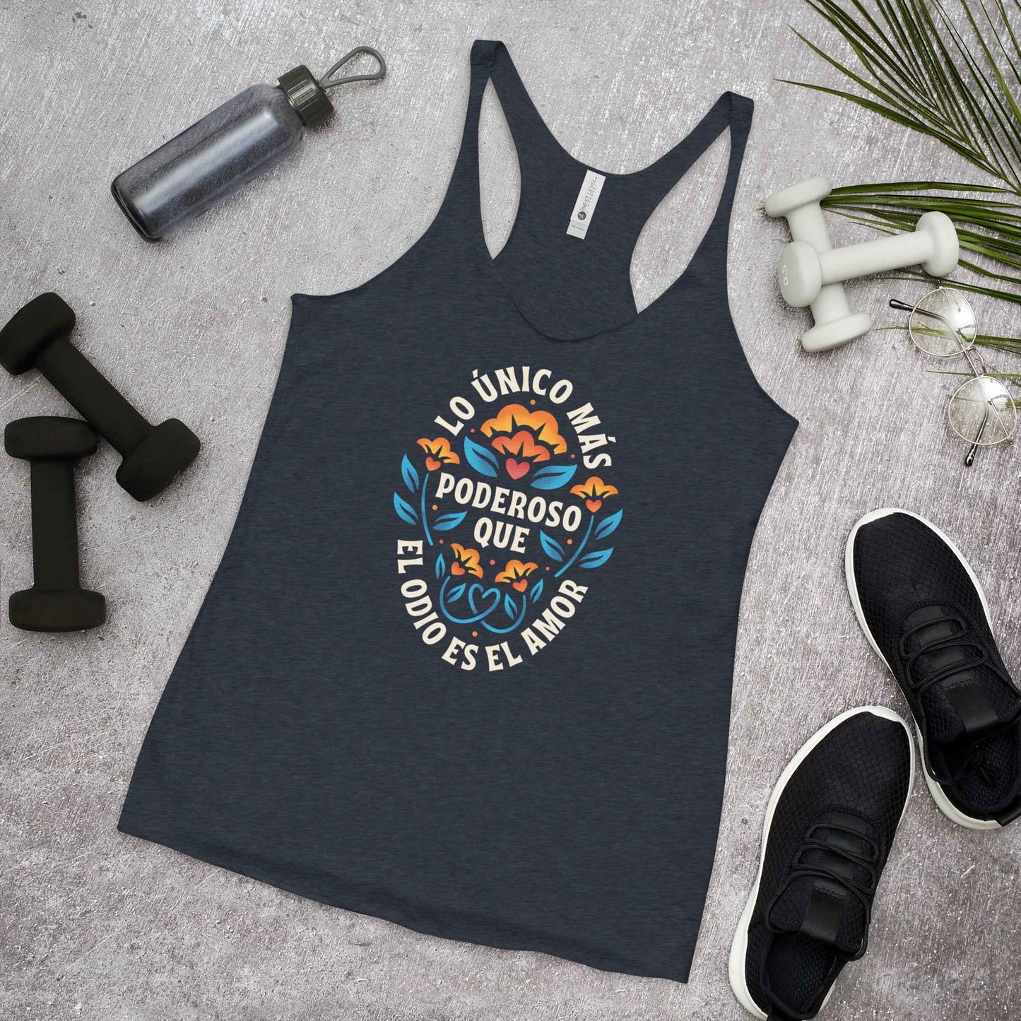 Love More Powerful Racerback Tank